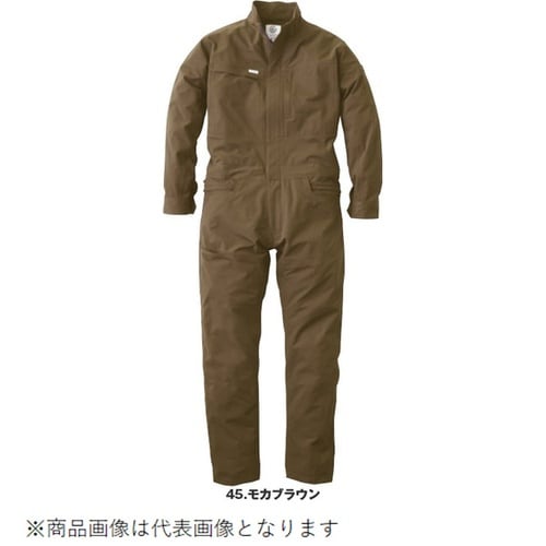 エアストレッチツナギ モカブラウン L