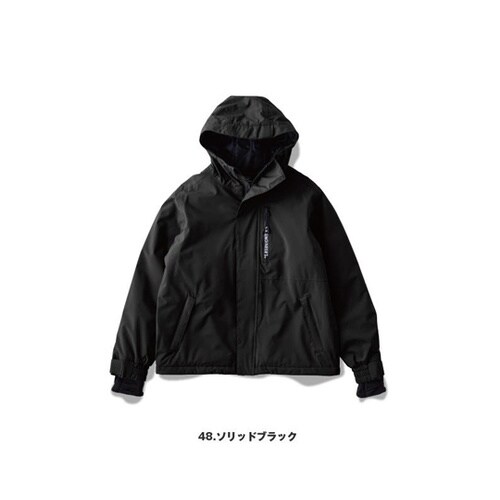 ブリザードシェルジャケット ソリッドブラ