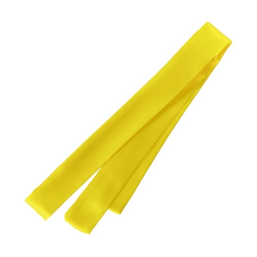 ソフトサテン はちまき 黄 18948