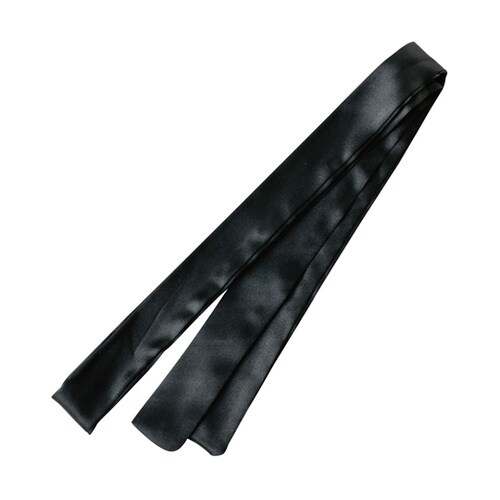 ソフトサテン はちまき 黒 19506