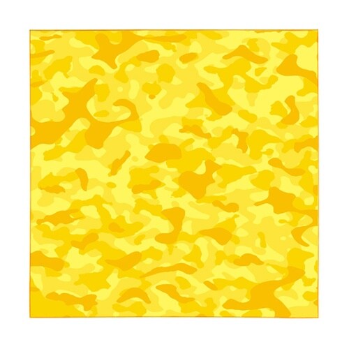 バナダナ カモフラ柄 イエロー 1928