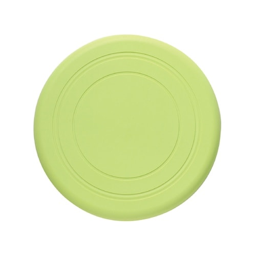 フライングディスク 無地 黄緑 2197