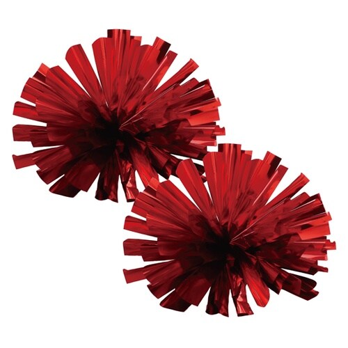 らくらくチアポンポン名札付 レッド 19