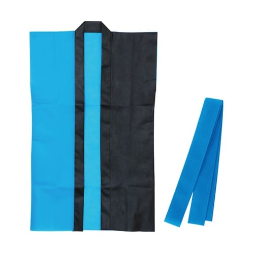 ロングハッピ不織布 ツートンカラー(帯付