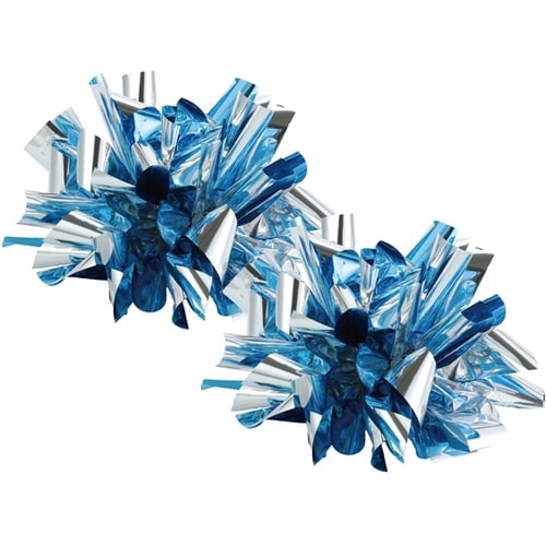 ハンドフリーチアポンポン 薄水色シルバー