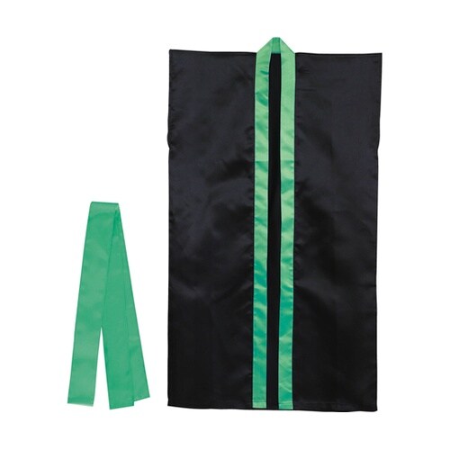 ソフトサテンロングハッピ(ハチマキ付)