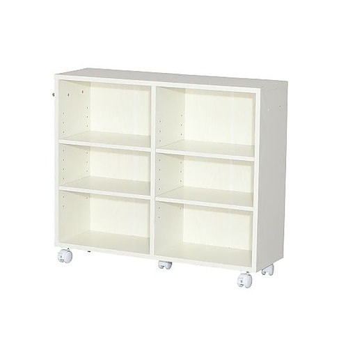 キャスター付きワゴン ホワイト CA−6