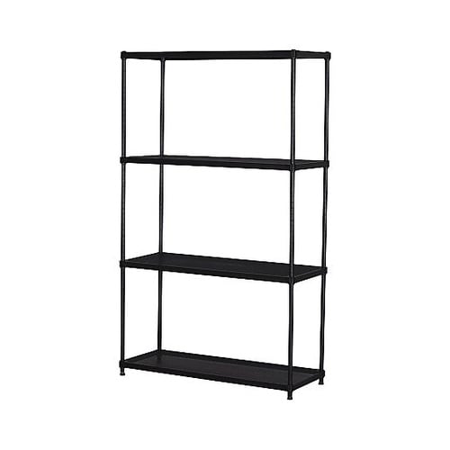 エキスパンドラック4段 ブラック 幅90