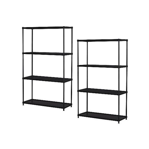 エキスパンドラック4段 ブラック 幅90