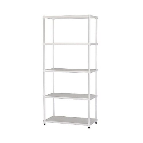 エキスパンドラック5段 ホワイト 幅90