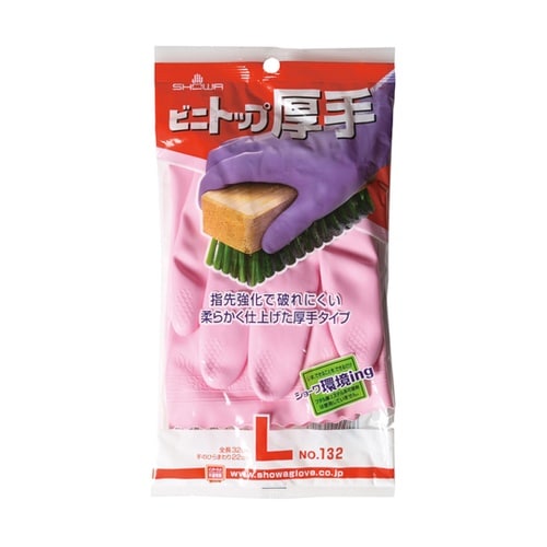 ビニトップ厚手 L ピンク CE4830