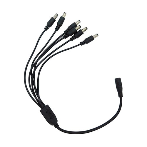 DCジャック1−プラグ6分岐ケーブル(5