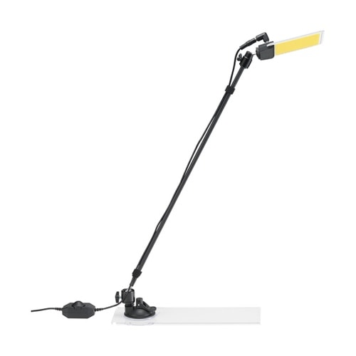 どこでもライト 吸盤ポール500 黒 D