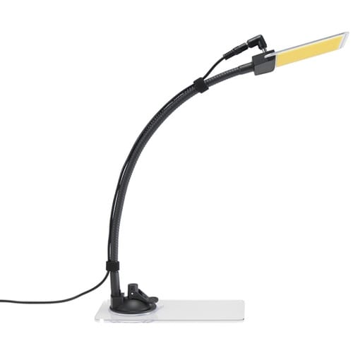 どこでもライト 吸盤フレキ400 黒 D