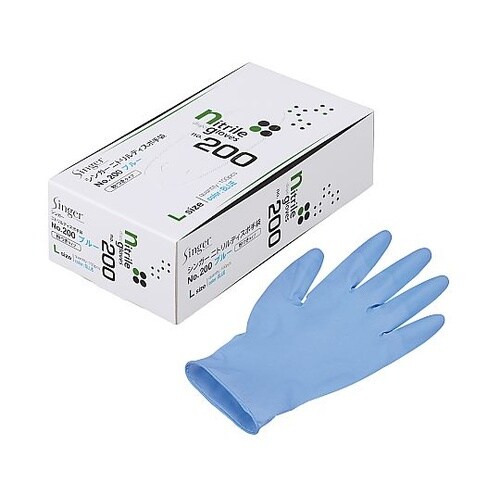 シンガーニトリルディスポ手袋#200 L