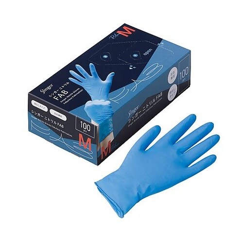 シンガーニトリル手袋FAB M 1ケース