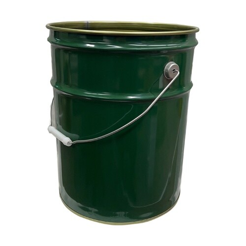 ペール缶20L 緑 本体のみ 56978