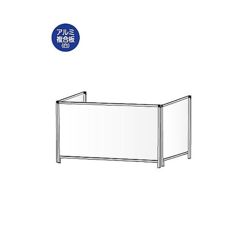 パーテーションスタンド三面600X110