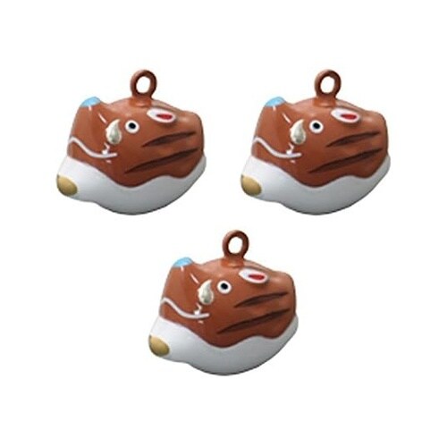 干支鈴 全身タイプ 3個入 イノシシ 約