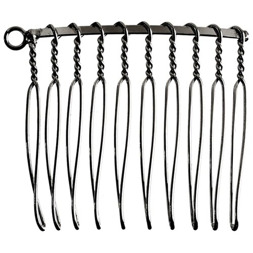 左カン付コーム 10本足 ブラックニッケ