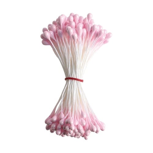 つまみ細工用花芯 ペップ 桃 長さ約4.