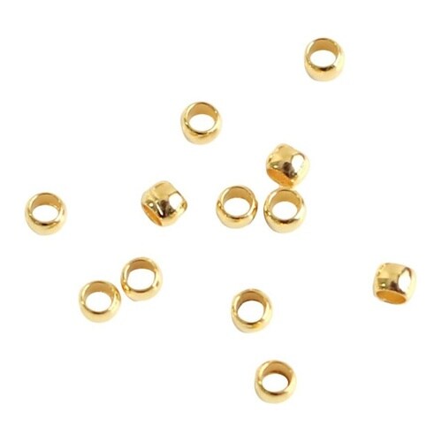 カシメ玉 約100個入 穴約1mm ゴー