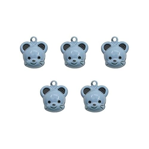 干支鈴 顔タイプ 5個入 ネズミ 約13