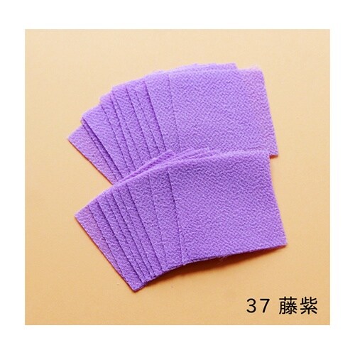 つまみ細工用ちりめん 無地20枚入 藤紫