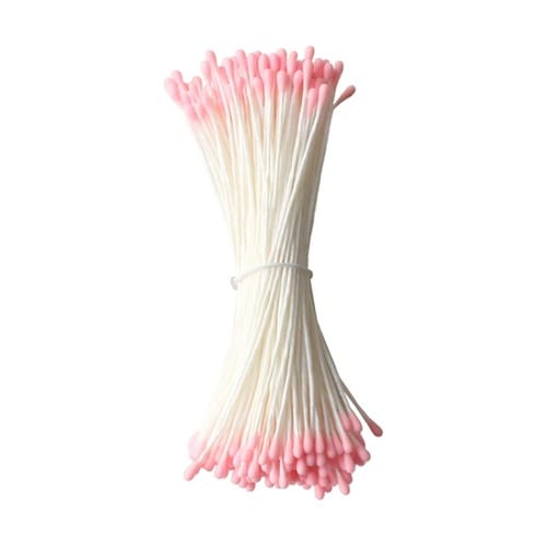 つまみ細工用花芯 ペップ 桃 長さ約4.