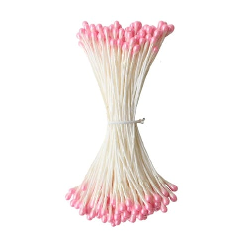 つまみ細工用花芯 ペップ 桃 長さ約4.