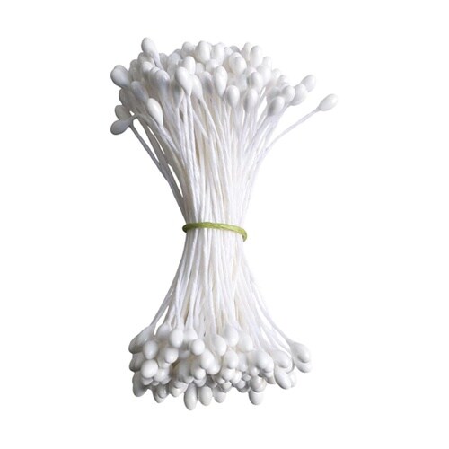 つまみ細工用花芯 ペップ 白 長さ約4.