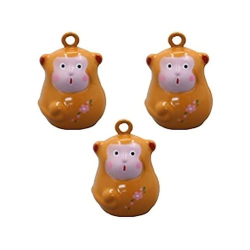 干支鈴 全身タイプ 3個入 サル 約W2