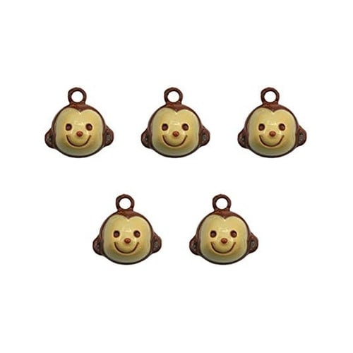 干支鈴 顔タイプ 5個入 サル 約13m