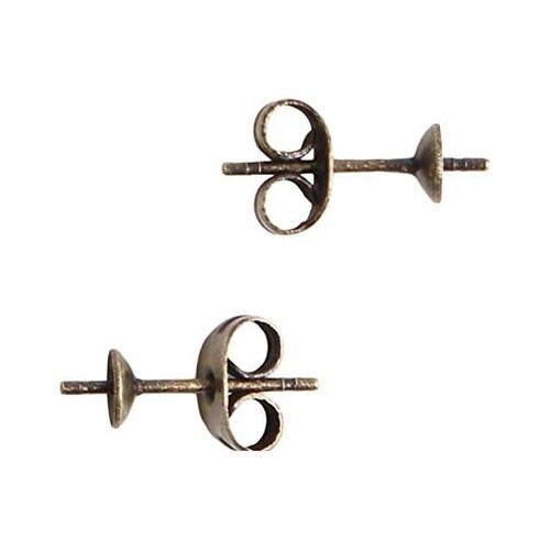 ピン付きピアス 5組入 皿3mm アンテ