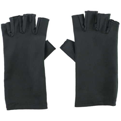 冷感手袋 ブラック 19237