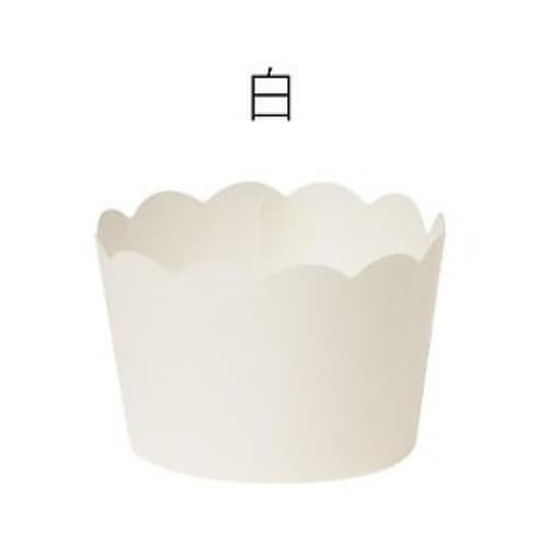 ベーキングカップNP−8F 白 1箱(1