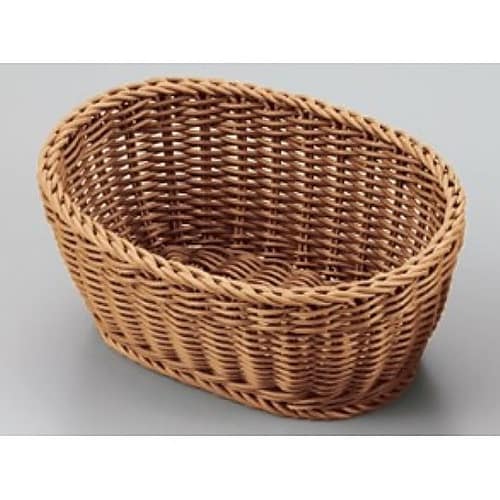 樹脂製小判型バスケット 深型 28型 ブ