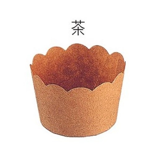 ベーキングカップNP−8F 茶 1箱(1