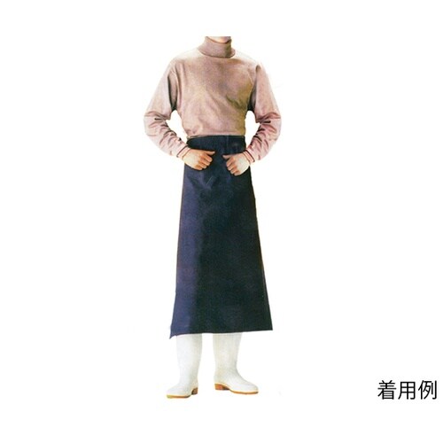 抗菌腰下前掛(共紐)ネイビー M KK−