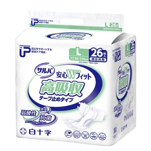 PUサルバ安心Wフィット高吸収テープ L