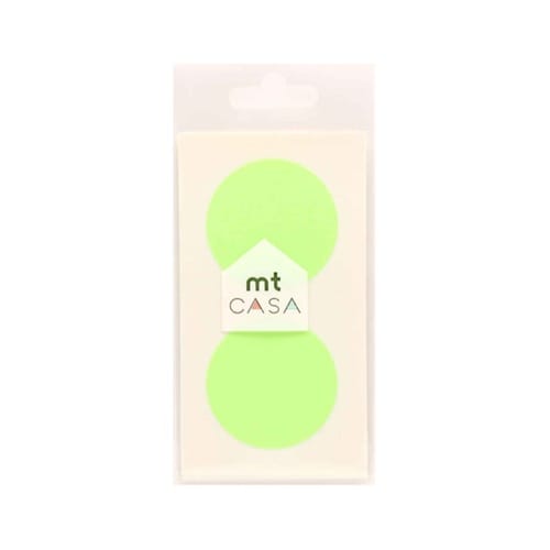 マスキングテープ 丸 10枚入 無地 直