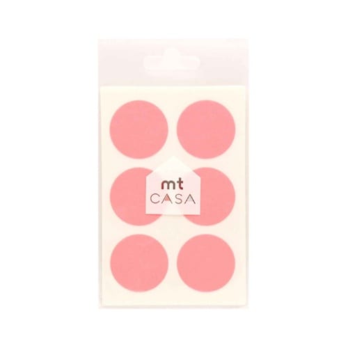 マスキングテープ 丸 30枚入 無地 直