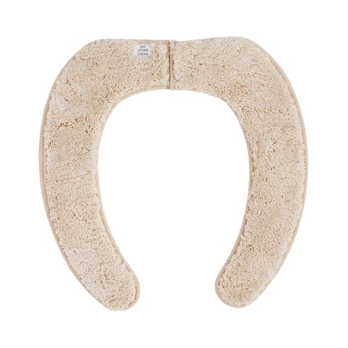 便座シート 吸着 ふわもこタフト ベージ