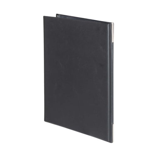 【抗菌】カバー付きニューブック A4 黒