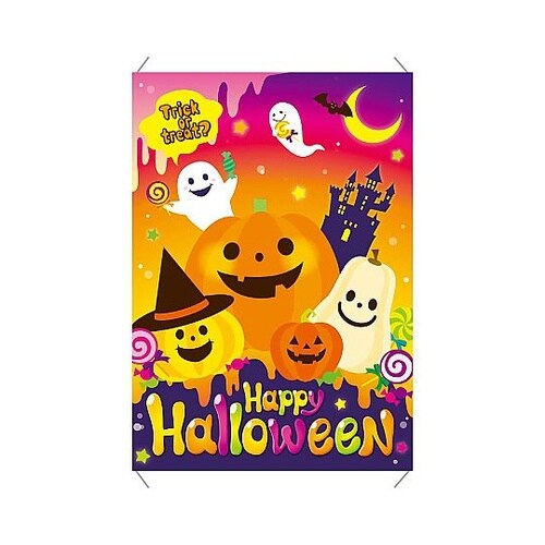 タペストリー カラフルハロウィン 57−