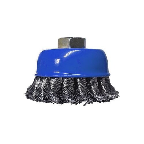 電動工具用 ヒネリカップブラシ ワイヤ鋼