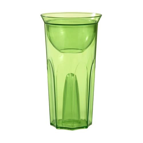 花瓶 グロウベース クリア グリーン