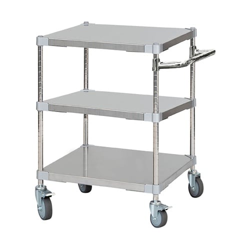 ステンレスシェルフワゴン W610×D6