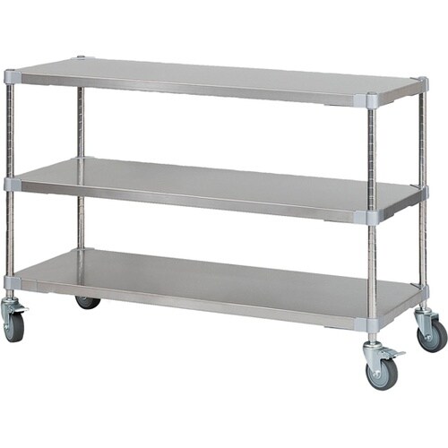 ステンレスシェルフワゴン W1210×D