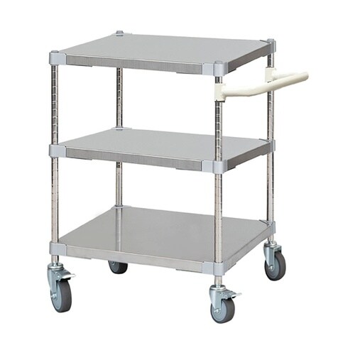 ステンレスシェルフワゴン W610×D6